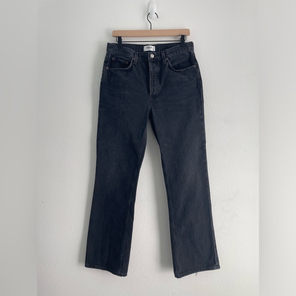 Agolde Women's Boot Cut Jeans - Dark Blue